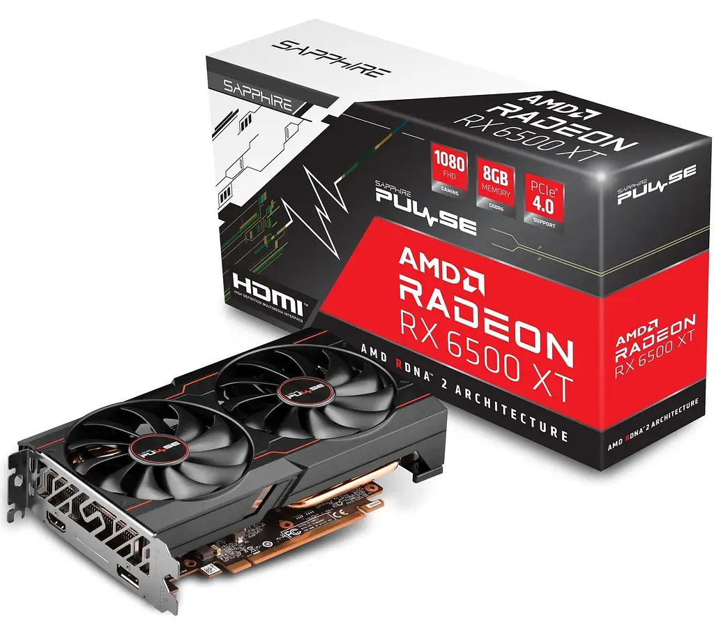 Відеокарта Sapphire AMD Radeon RX 6500 XT 8GB PULSE (11314-91-90G) ( FR - фото 6