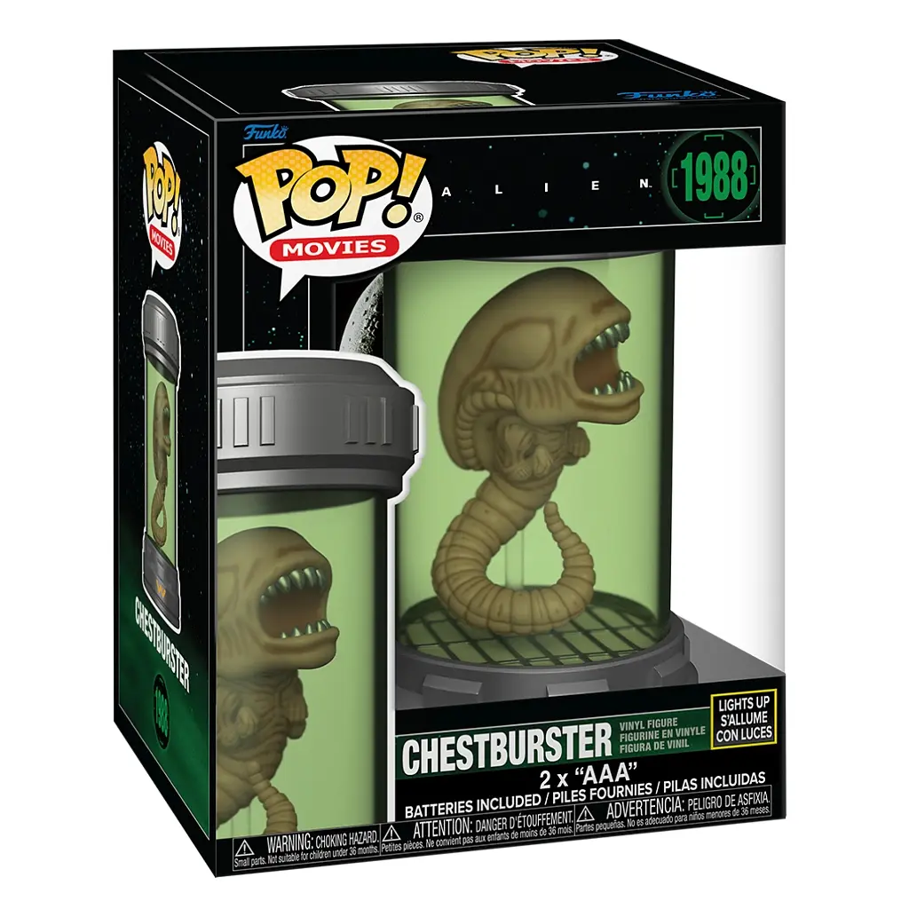 Фігурка Funko Pop серії Чужий S2 - Ксеноморф у капсулі (світло) (90318F) - фото 2
