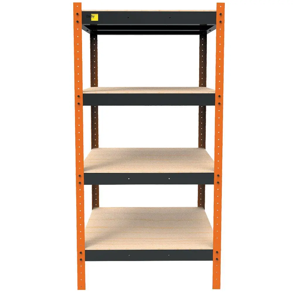 Металлический усиленный стеллаж Emby Heavy Series (размер 2000х900x600мм) 4 полки ДСП до 300кг - фото 3