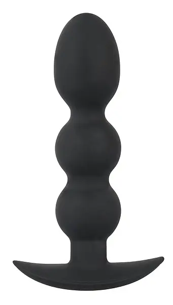 Силиконовий анальний затор Black Velvets Heavy Beads Orion 42-05330250000 86917 - фото 5