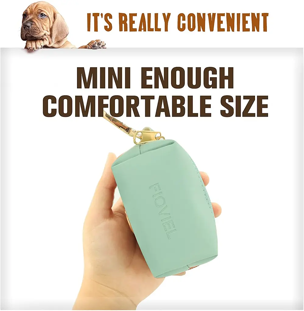 Диспенсер для біопакетів Fioviel dog poop bag dispenser бірюзовий - фото 4