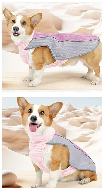 Літній охолоджувальний жилет для собак Derby Summer Dog Cooling Vest PA0355-1 Pink, XL - фото 3