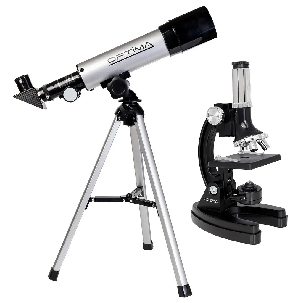 Мікроскоп Optima Universer 300x-1200x + Телескоп 50/360 AZ в кейсі (MBTR-Uni-01-103) - фото 2