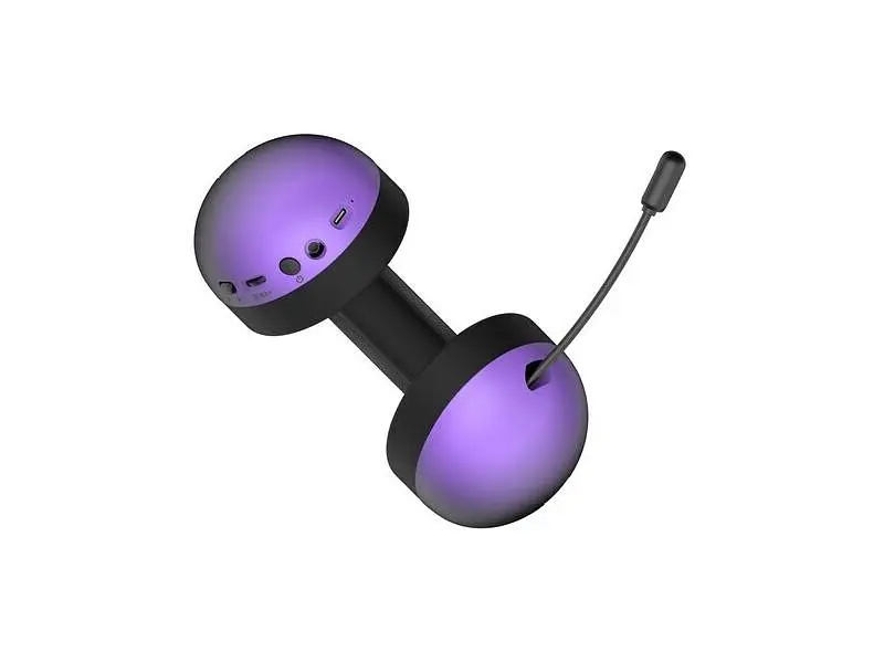 Навушники з мікрофоном Hator Hellyberry HH30 PRO Wireless Black/Violet (8721325992529) - фото 8