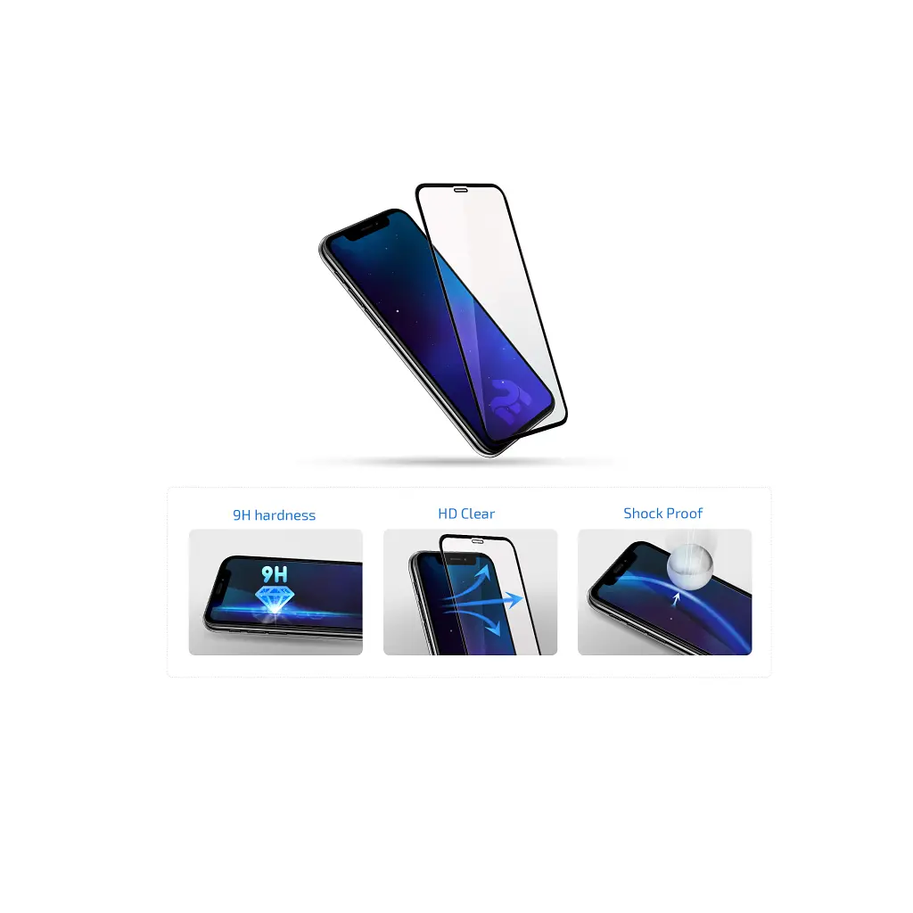 Скло захисне 2E iPhone 15 Pro 2.5D FCFG black (2E-IP-15P-6.1-SMFCFG-BB) - фото 4
