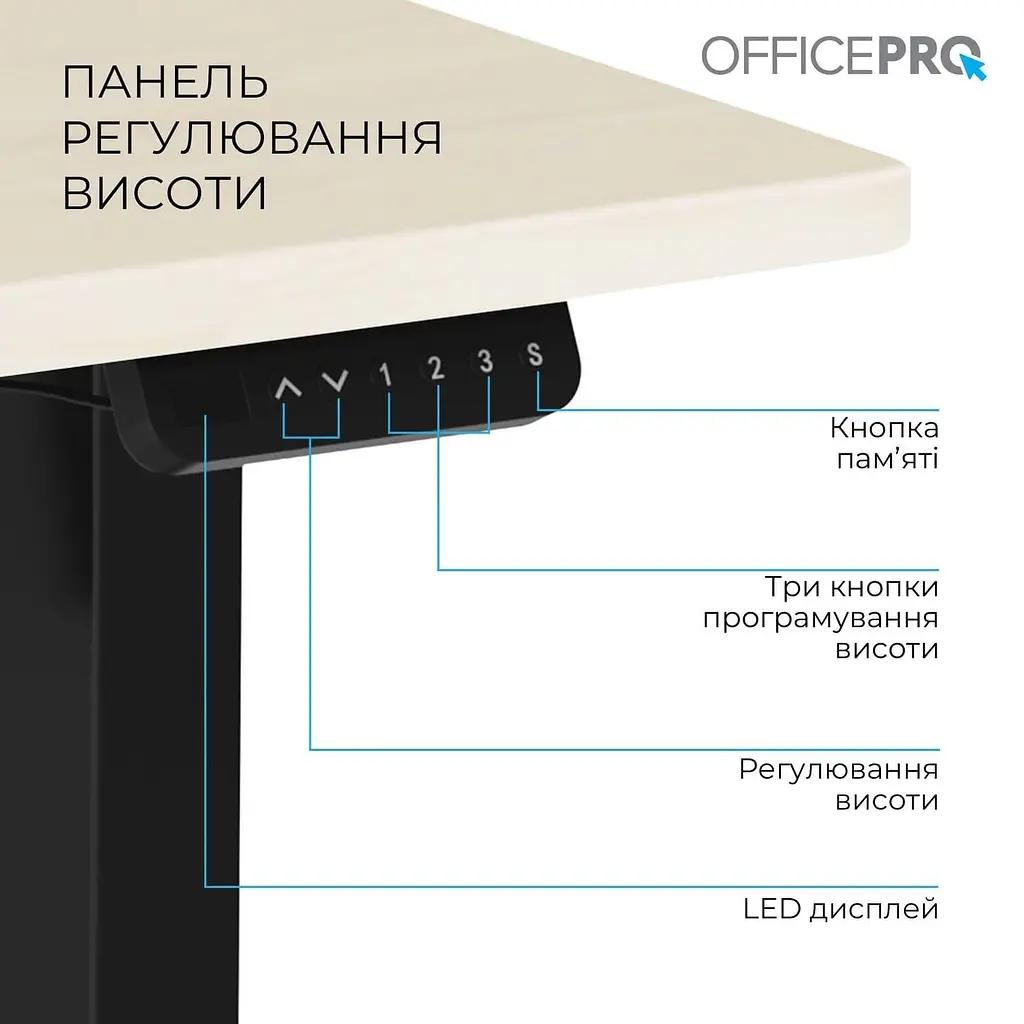 Геймерский стол OfficePro ODE1470LWB (ODE1470LWB) - фото 8