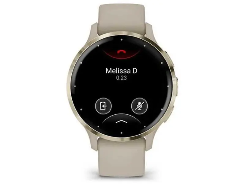 Смарт-годинник Garmin Venu 3s Soft Gold Stainless Steel Bezel with French Gray Case and Silicone Band (010-02785-52) - фото 2