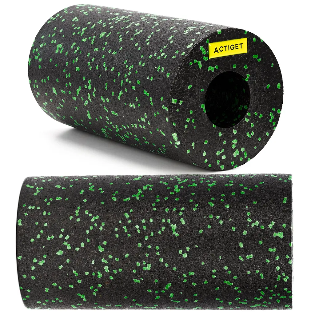 Масажний ролик Actiget EPP 29.5 x 15 см (валик, роллер) ACT0094 Black/Green - фото 9