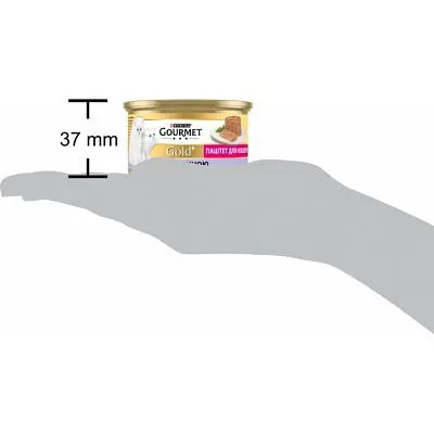 Паштет для котів Purina Gourmet Gold з телятиною для кошенят 85 г (7613036330596) - фото 4