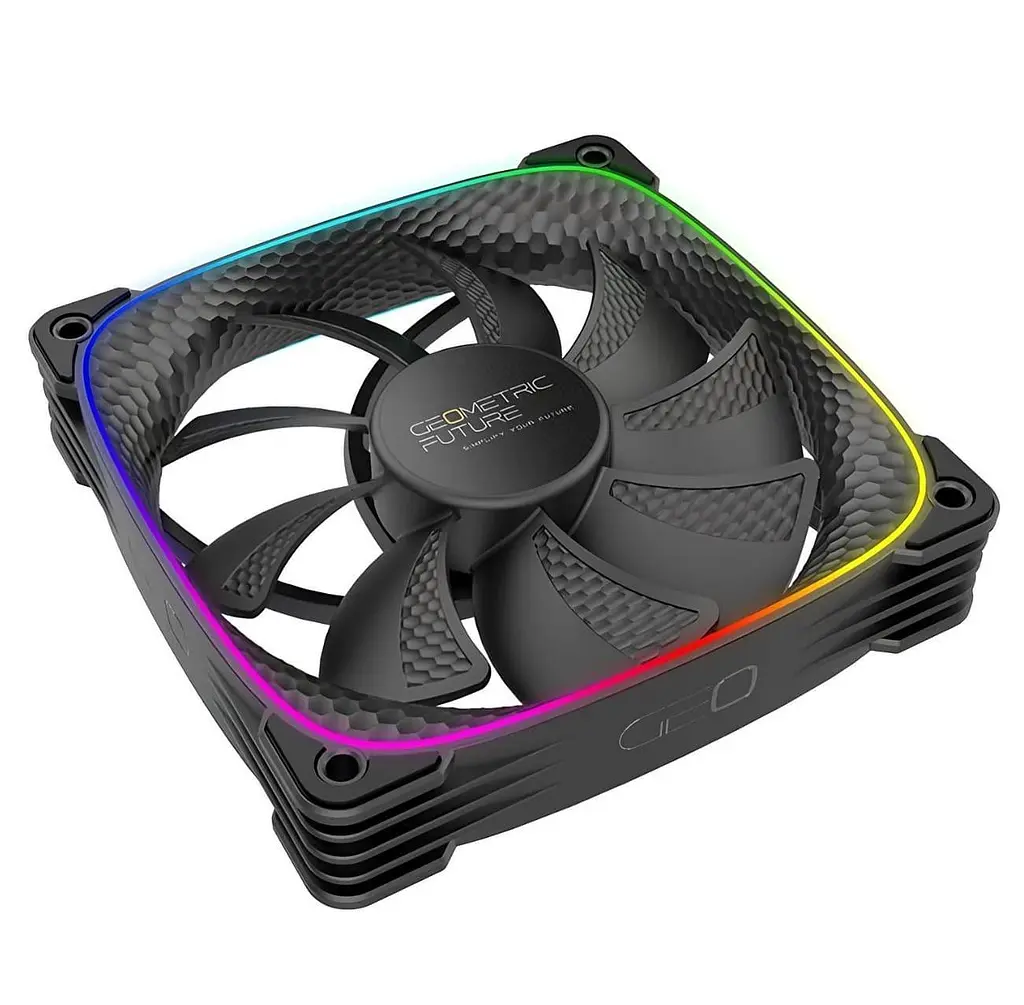 Вентилятор Geometric Future Squama 2503 120mm ARGB Reverse (GEO-S2503RB-1) Black - фото 4