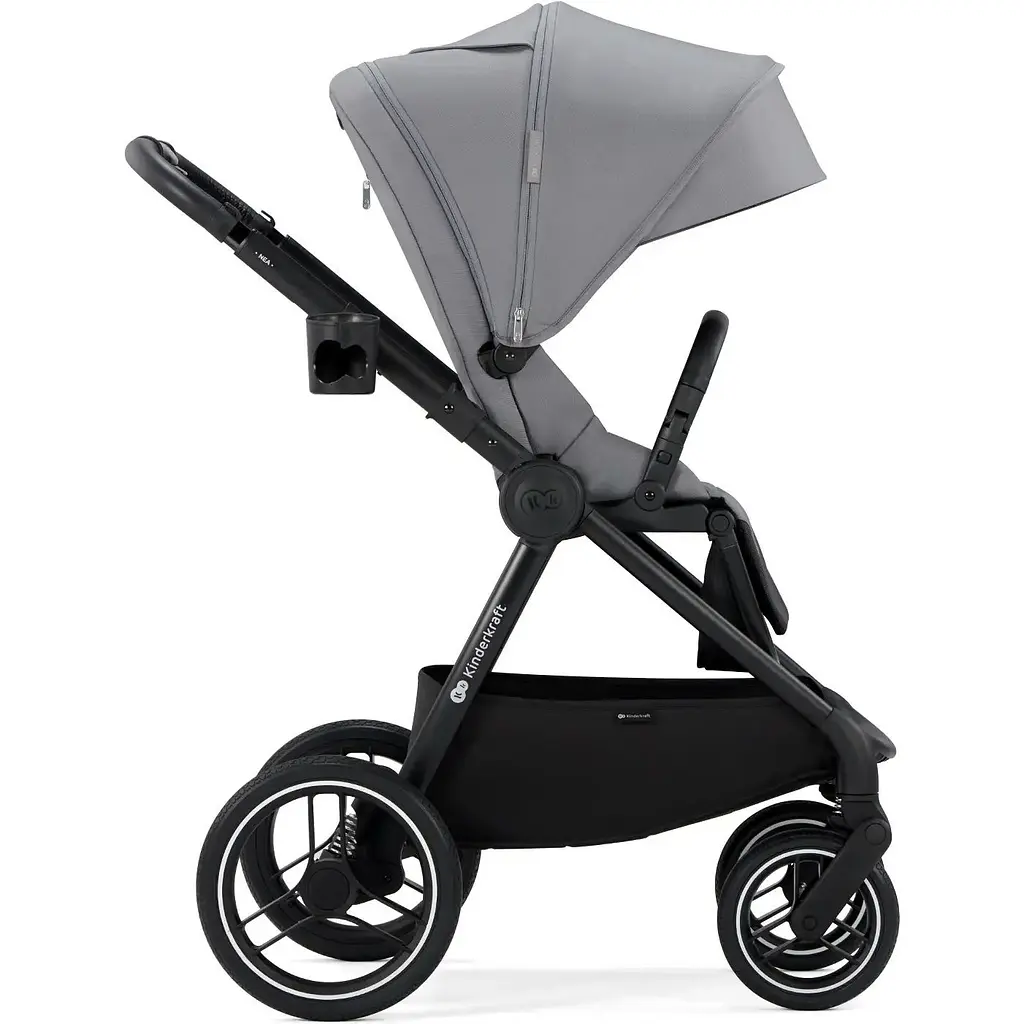 Універсальна коляска 2 в 1 Kinderkraft Nea Platinum Grey (KSNEA000GRY2000) - фото 4