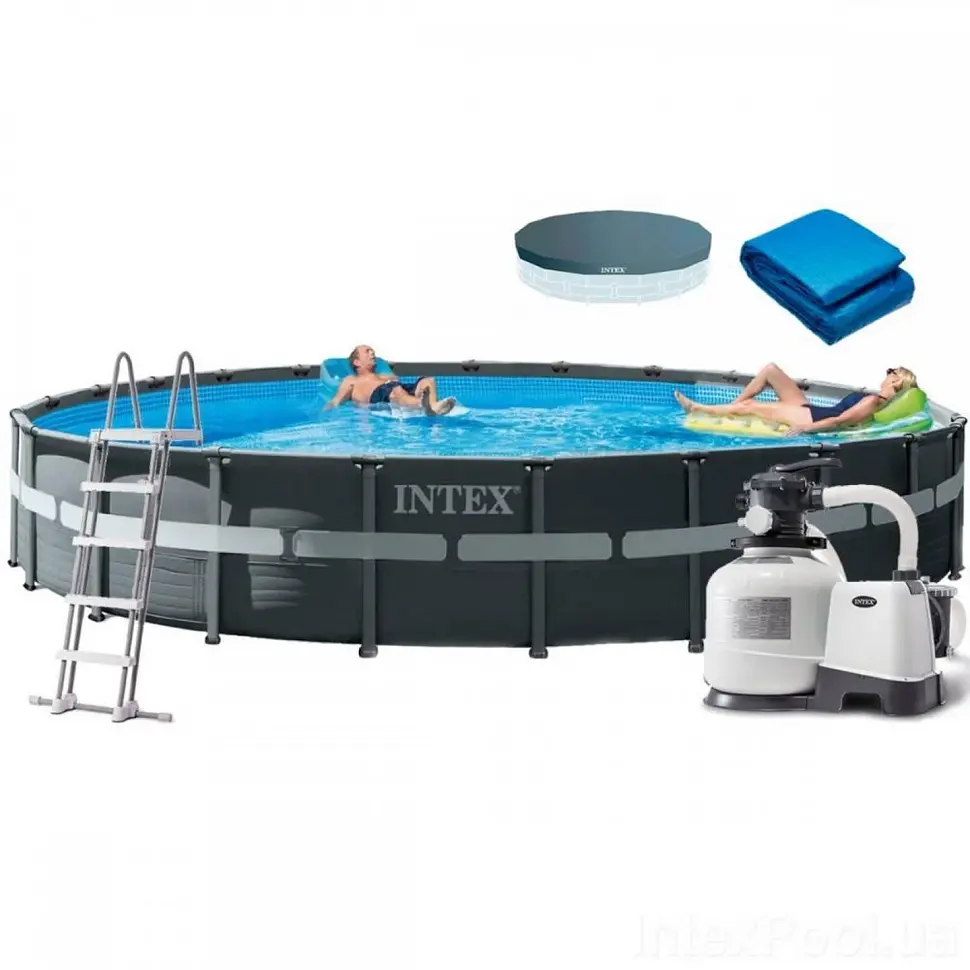 Каркасний басейн Intex 26340 (732-132см) 47241 л - фото 2