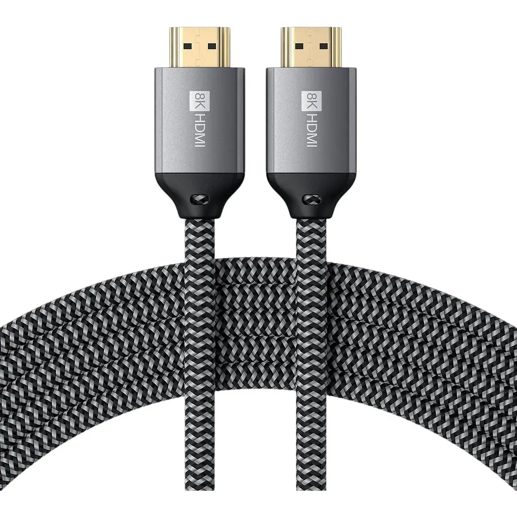 Кабель HDMI to 8K HDMI Satechi Ultra High Speed Cable Space Gray 2 м (ST-8KHC2MM) - фото 4