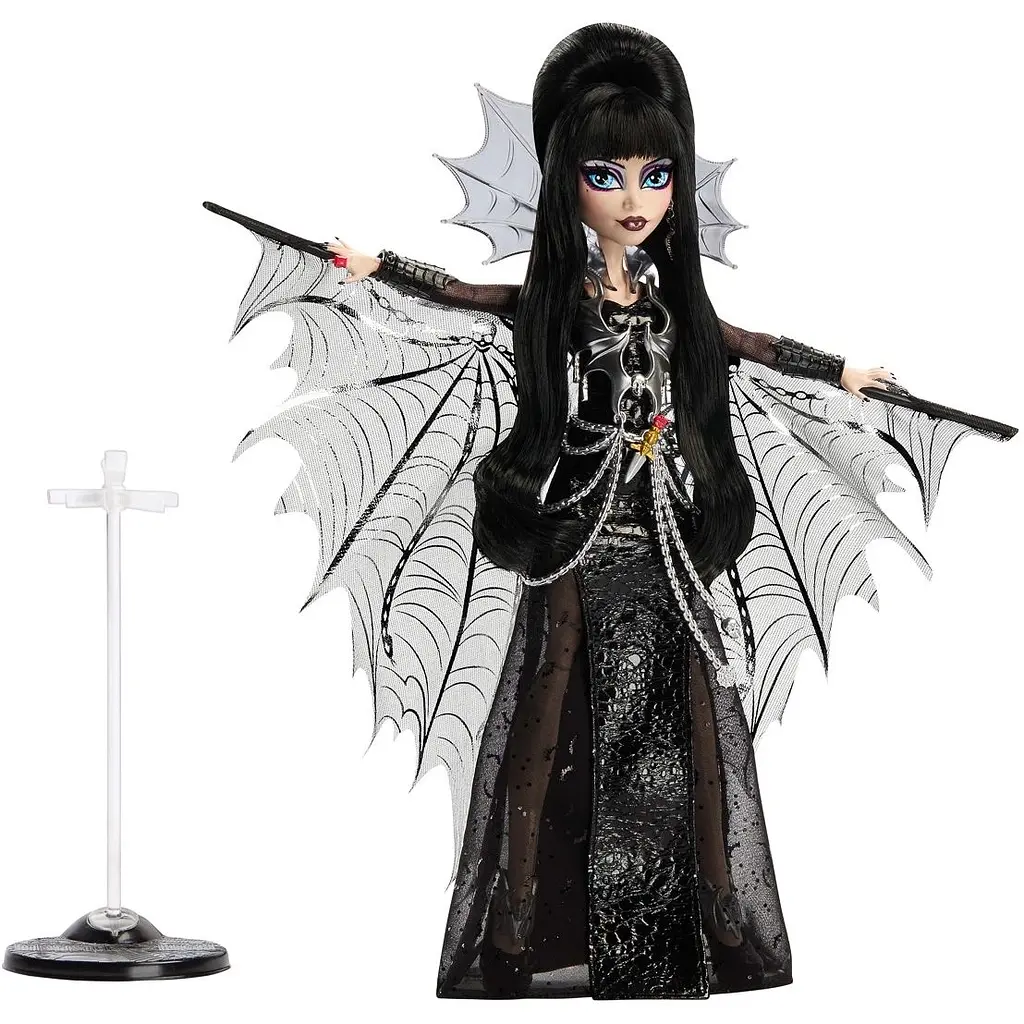 Лялька Monster High Skullector Ельвіра з фільму Ельвіра - володарка темряви, колекційна (HYV99) - фото 2