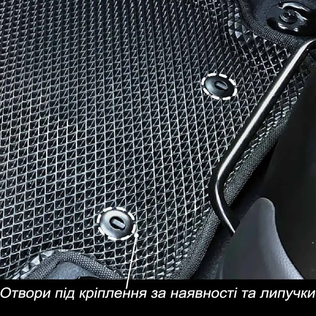 5D EVA Килимки в салон для Audi Q5 (8R) 2008-2016 З Бортиками та підп'ятником Коричневі 5 шт - фото 5