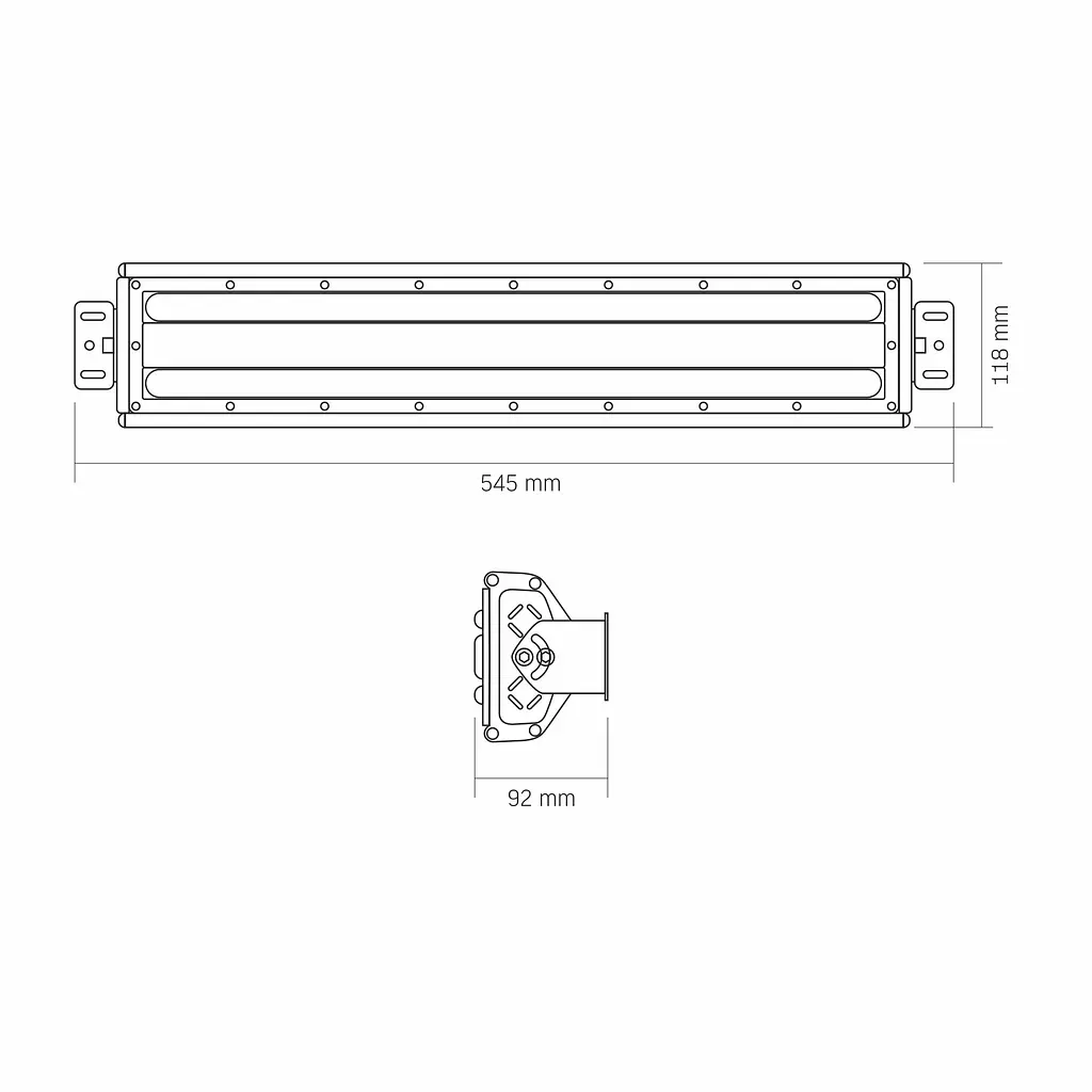 LED світильник висотний лінійний Videx HB022, 100W 5000K (28184-000) - фото 10