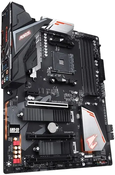 Материнська плата Gigabyte B450 Aorus Pro Socket AM4 (B450 AORUS PRO) Б/В - фото 2