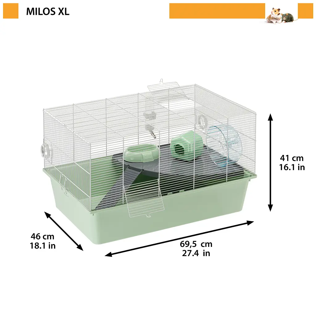 Модульна клітка Ferplast Milos XL для мишей та хом'яків - фото 2