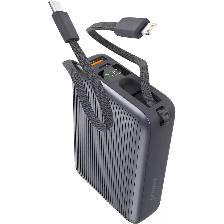Портативный аккумулятор Proove Moon Rock 22.5W 20000mAh gray (PBM222012105) - фото 2