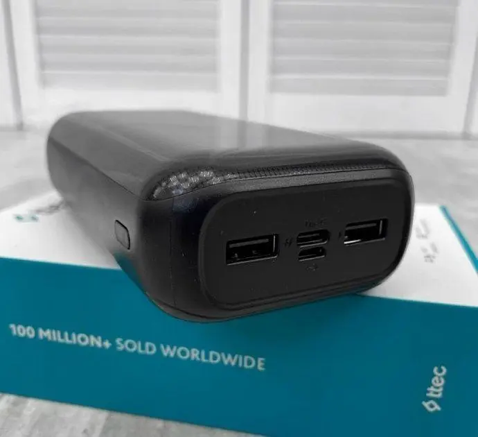 Power Bank Портативний Акумулятор Ttec 30000 mAh Оригінал Чорний - фото 6