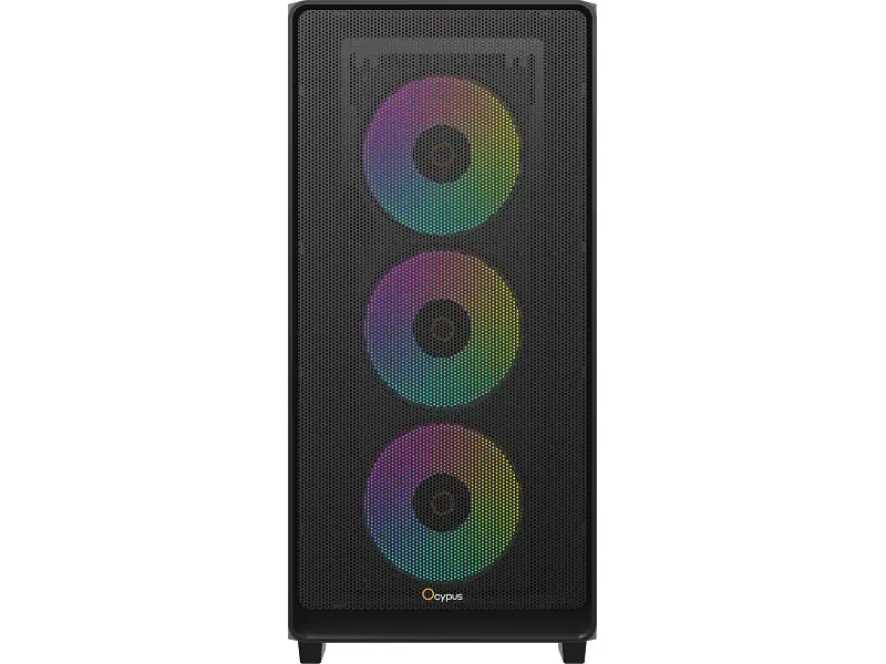 Корпус OCYPUS Gamma C60 ARGB Black (GAMMA-C60-BKG400XX-GL) - фото 5
