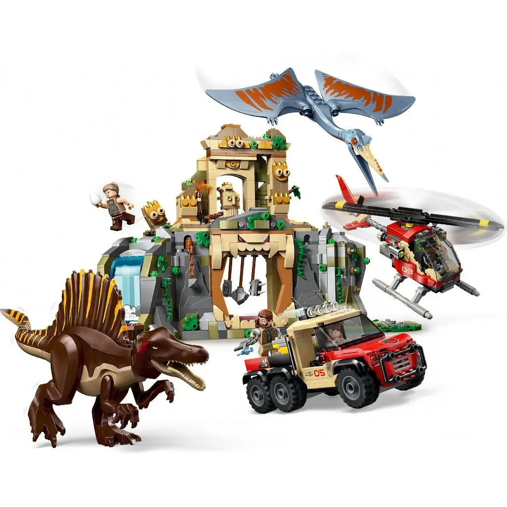 Конструктор LEGO Jurassic World Повітряна місія зі спинозавром і кетцалькоатлем 984 деталі (76976) - фото 2