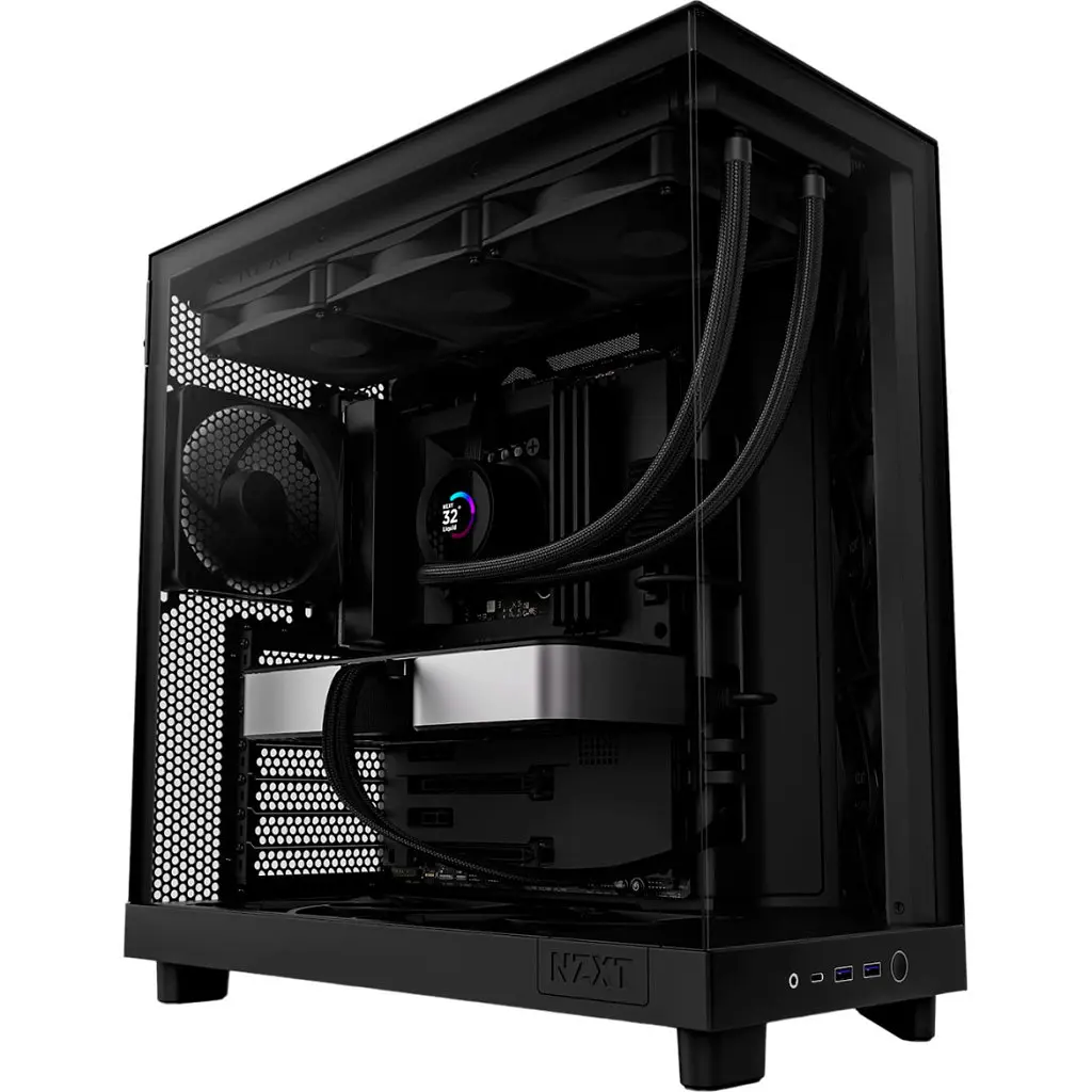 Корпус NZXT H6 Flow All Black (CC-H61FB-01) - фото 6