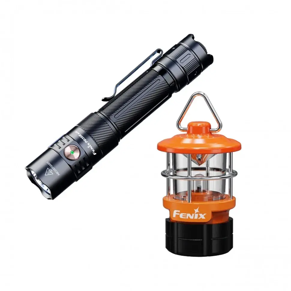 Ліхтар Fenix PD35R ACE LED 2000 лм + наключний ліхтар CL01 (помаранчевий) (PD35RACE-CL01O)