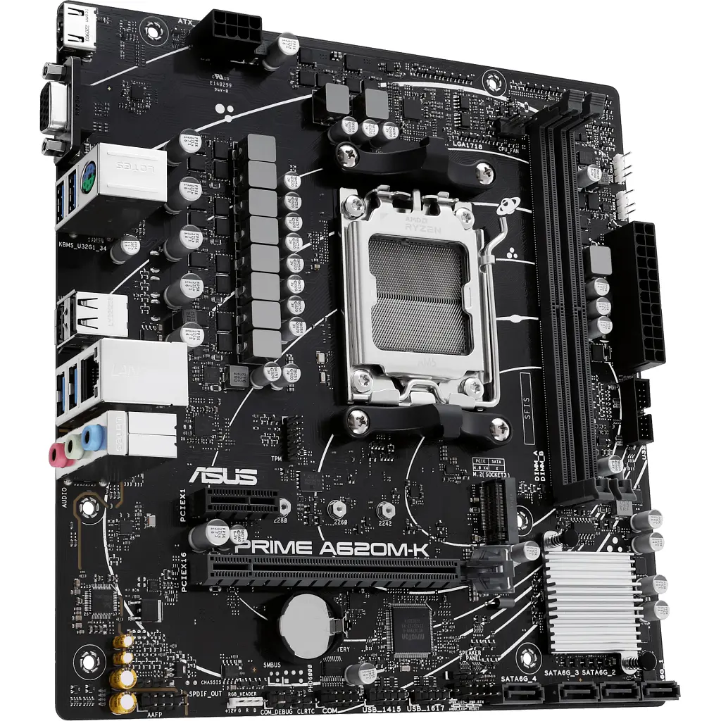 Материнська плата ASUS PRIME A620M-K - фото 4