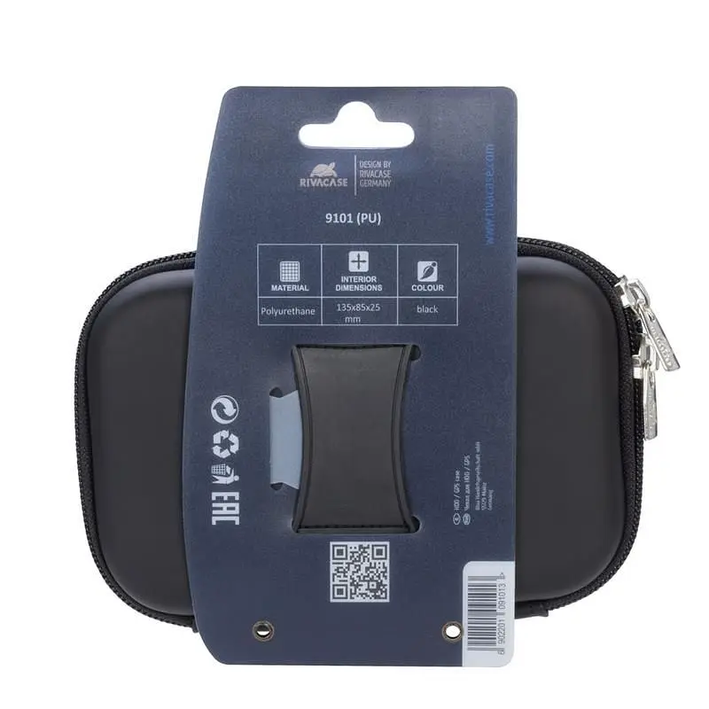 Чохол для зовнішнього жорсткого диску 2,5" Rivacase 9101 Black (9101 (Black) HDD) - фото 3