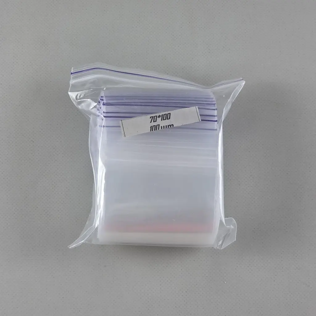 Пакети Zip-Lock прозорі 7x10 см, 100 шт, поліетиленові пакети із застібкою - фото 3