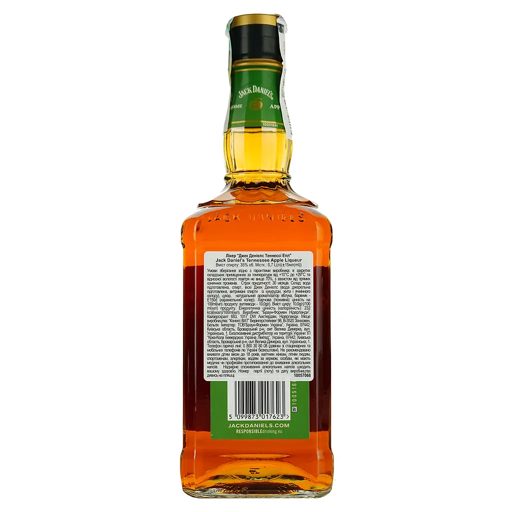 Ликер Jack Daniel's Tennessee Apple 35% 0.7 л - фото 4