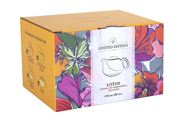 Заварник Limited Edition Lotos, цвет желтый, 600 мл (6489516) - фото 2