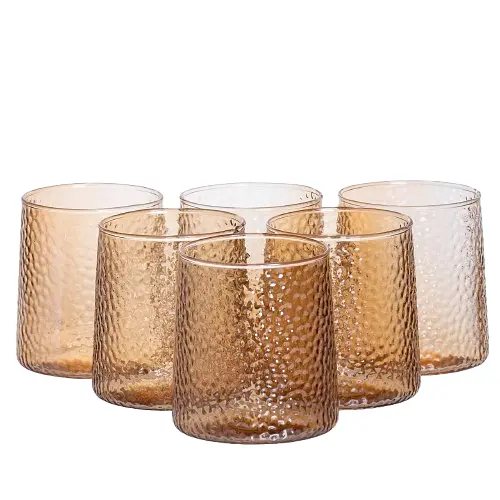 Набор для напитков графин с бамбуковой крышкой и 6 стаканов Коричневый Yiwu 64486-36 - фото 4