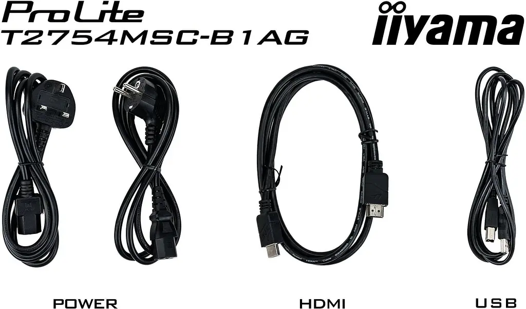Монітор Iiyama 27" T2754MSC-B2AG Touch FHD IPS 83Hz (T2754MSC-B2AG) - фото 12