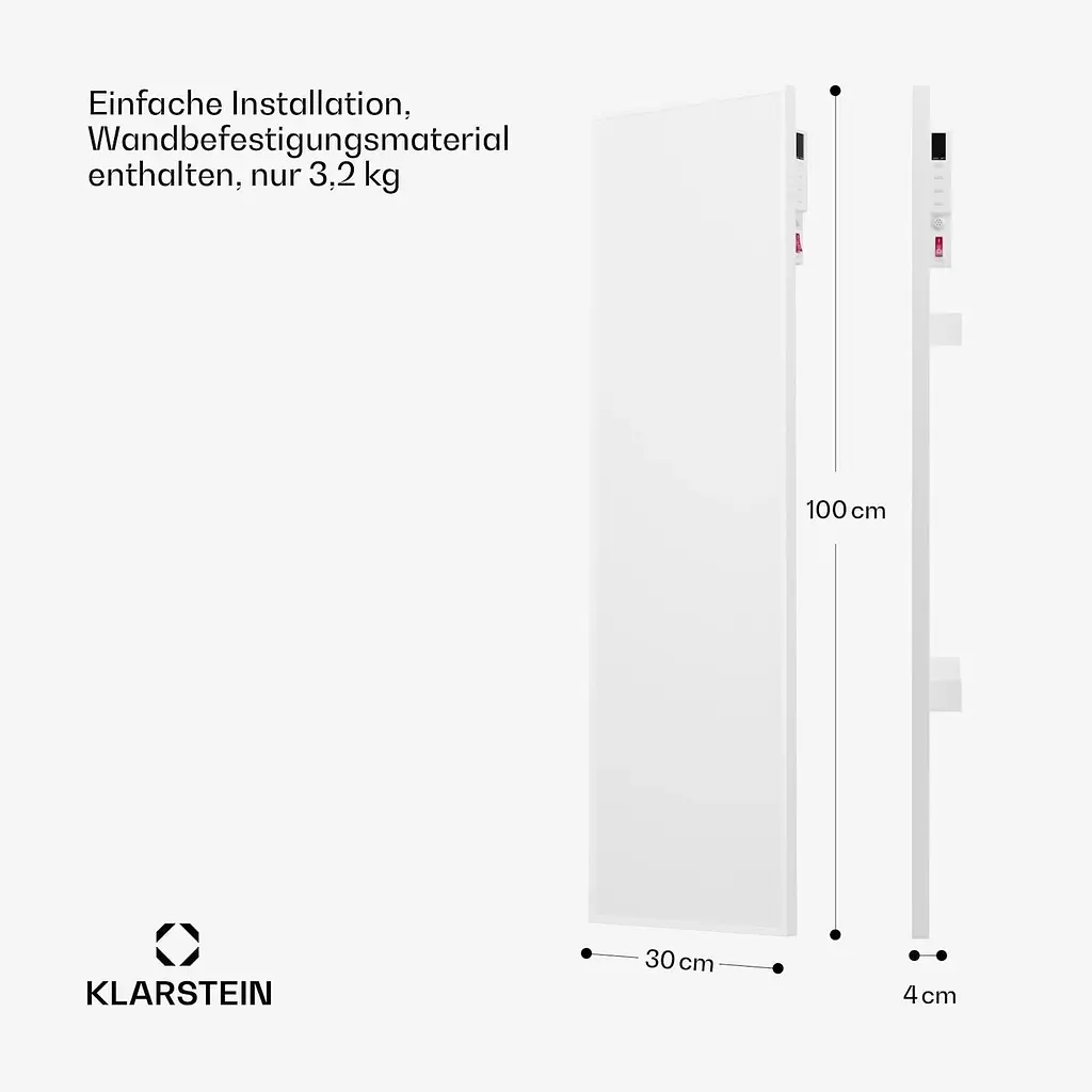 Инфракрасный обогреватель Klarstein Wonderwall Air Smart 320 (10045440) - фото 7