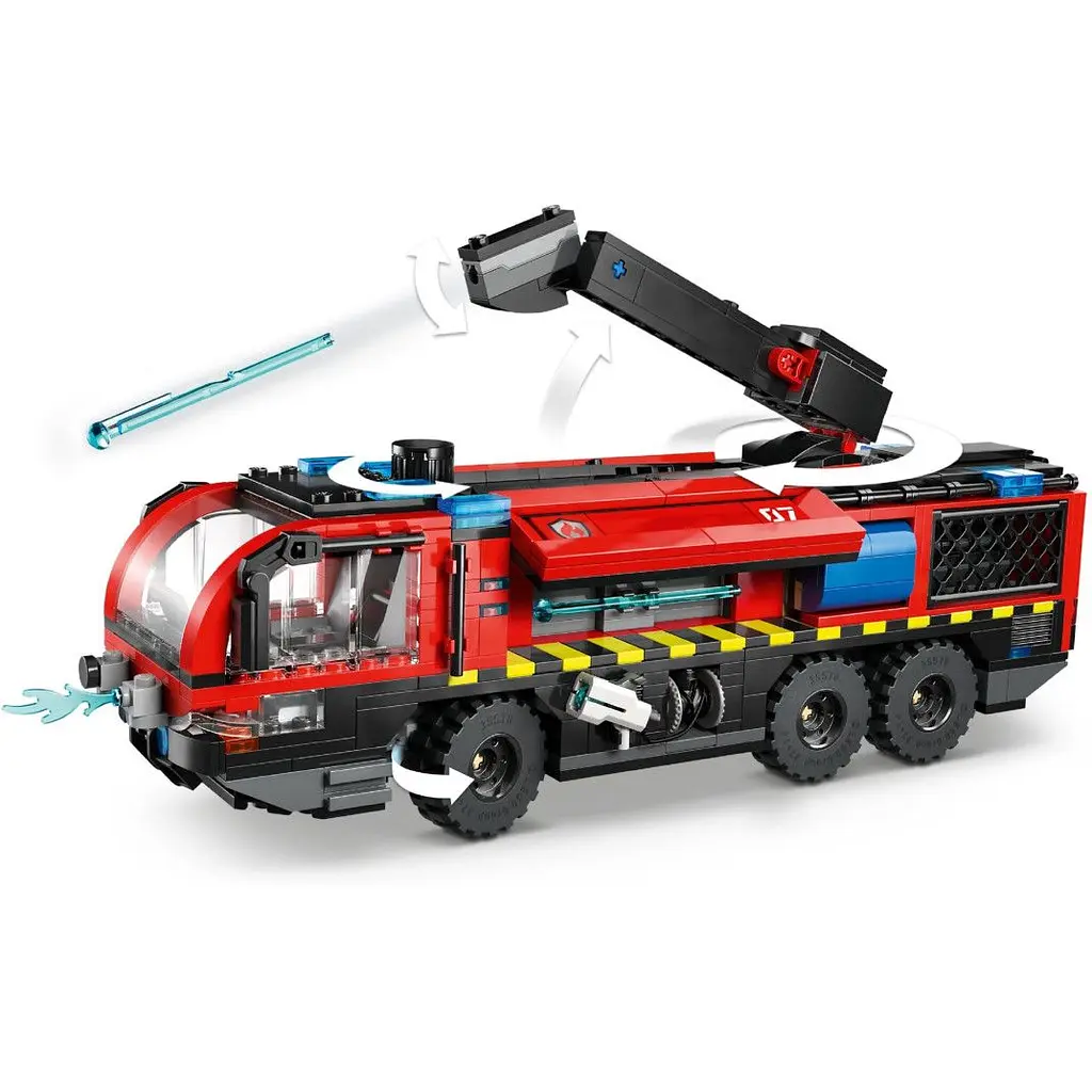 Конструктор LEGO City Пожежна вантажівка в аеропорту 691 деталь (60499) - фото 7