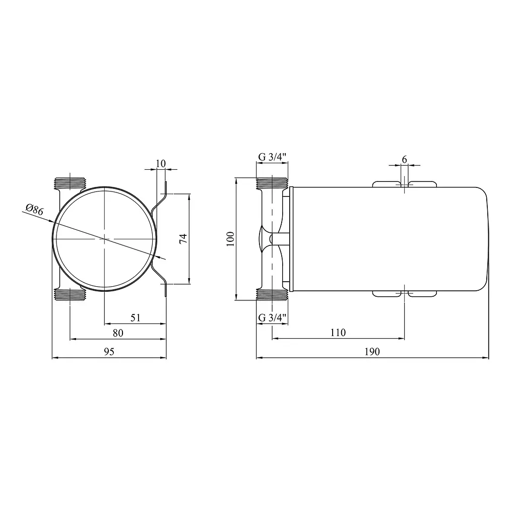 Насос для підвищення тиску Forwater W15G-15 CV021651 - фото 2