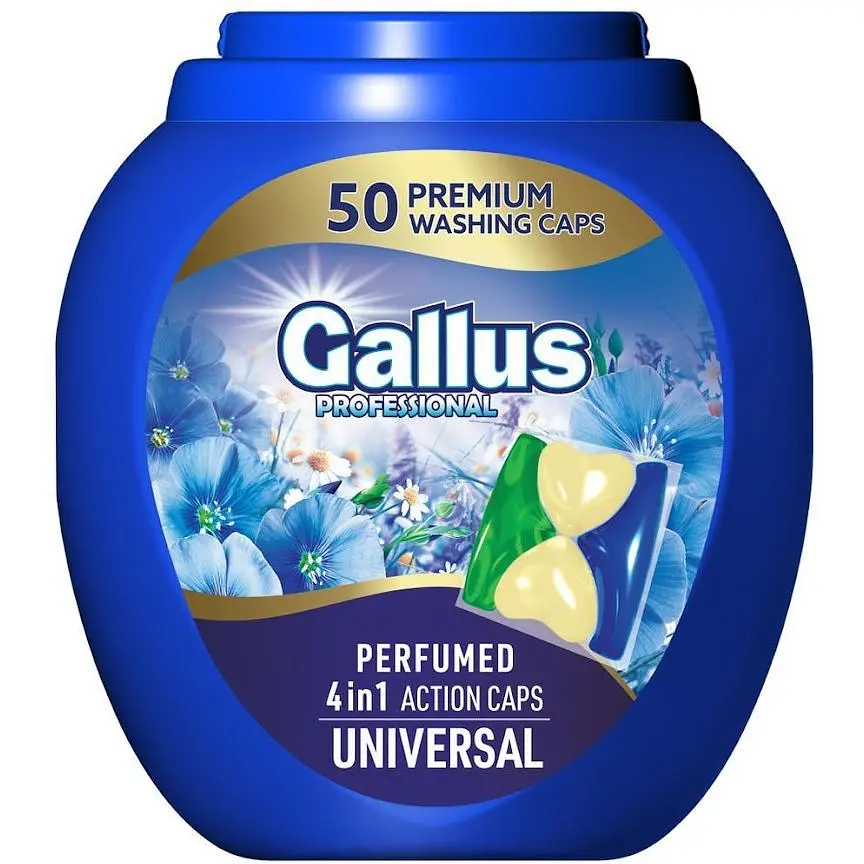 Капсула для прання Gallus Professional Perfumed 4в1 Univesal 50 прань Парфумована 100 шт. (2 уп. х 50 шт.) - фото 2