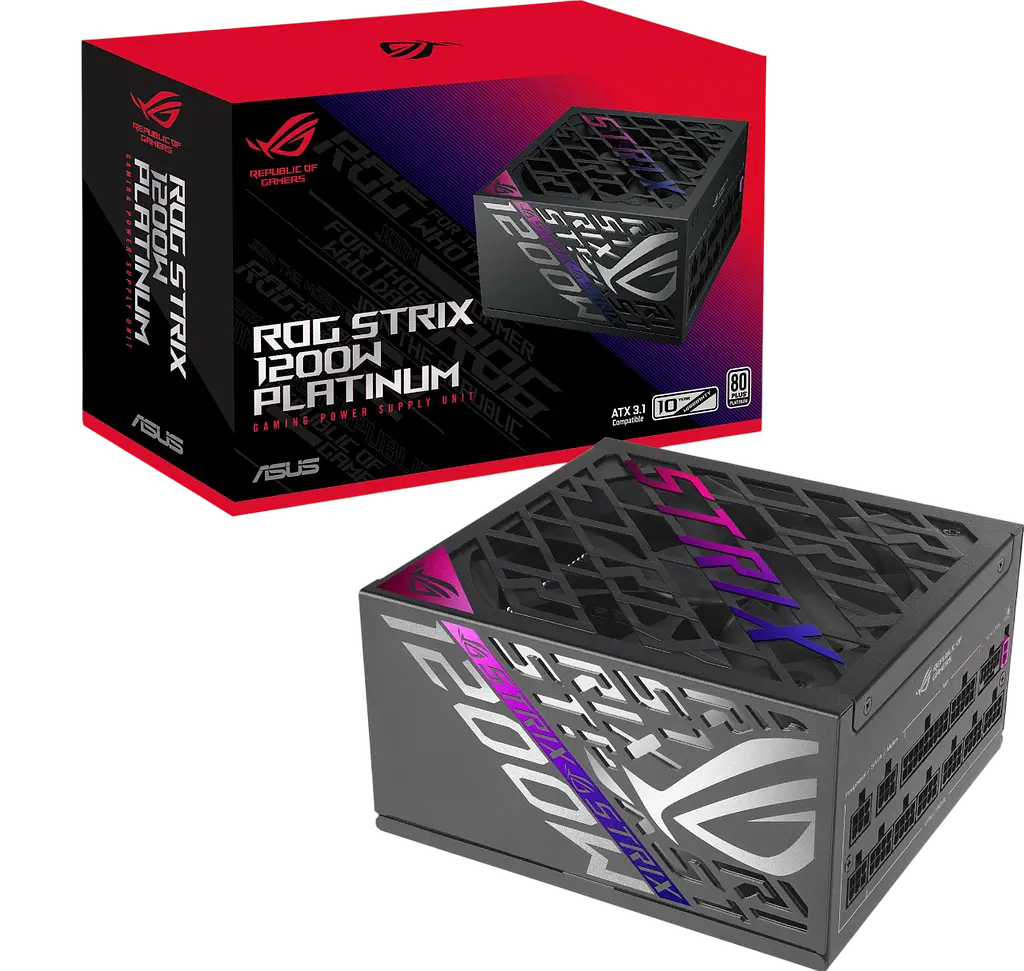 Блок живлення ASUS ROG STRIX 1200W 80+ Platinum (90YE00W0-B0NA00) - фото 3