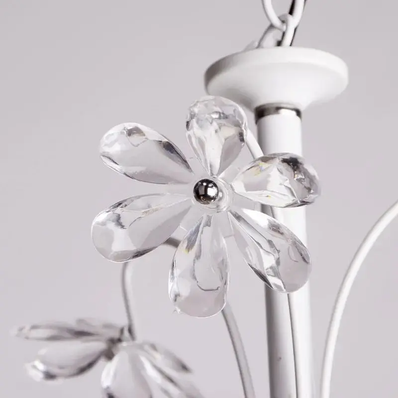 Люстра подвесная Brille флористика E14 40W WH (LK-332S/3) - фото 3