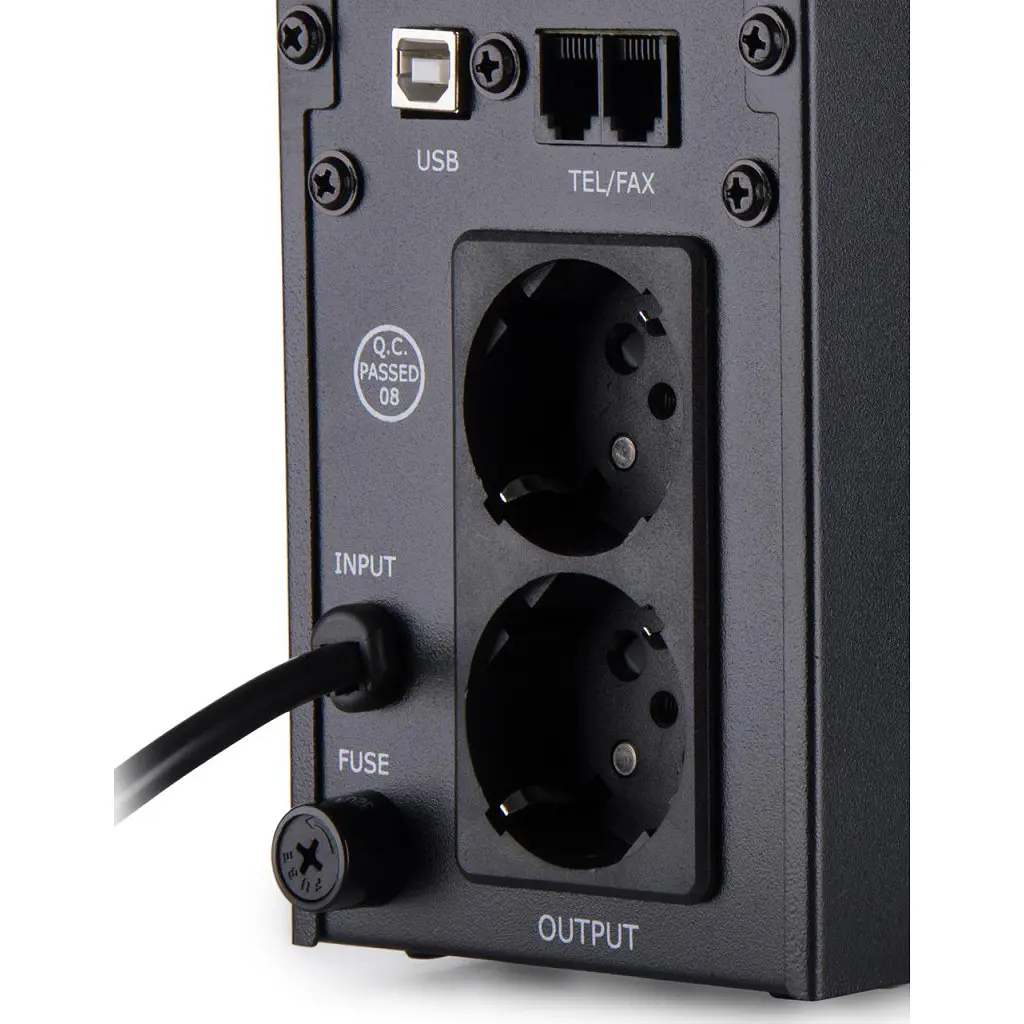 Пристрій безперебійного живлення Vinga LED 800VA metal case with USB (VPE-800MU) - фото 8