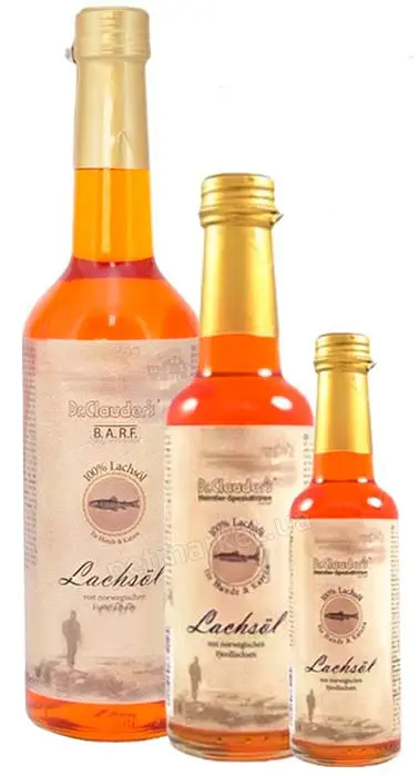 Масло норвезького лосося для собак і котів Dr.Clauder's BARF Salmon Oil Traditional - фото 2