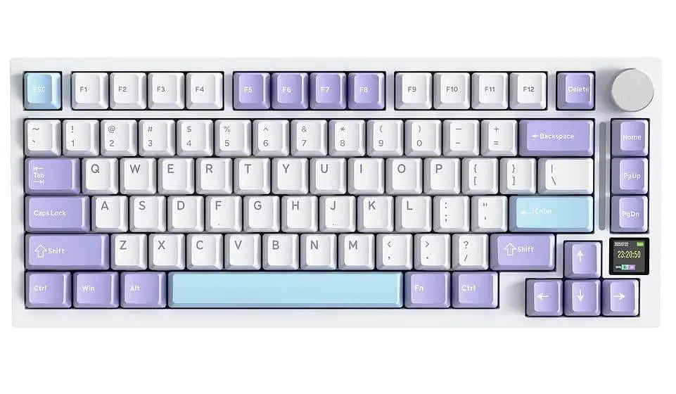 Клавіатура Attack Shark X820 Ultra RGB Linear Gift Switch Wireless (AS-6972792471273-L-UA) Lavender (G-000003584) - фото 2