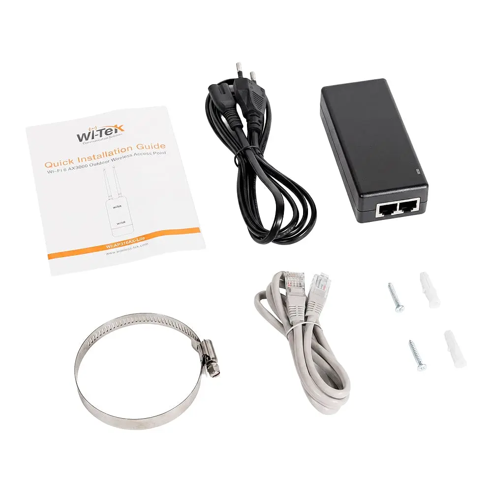 Точка доступу зовнішня WiFi 6 Wi-Tek WI-AP316AX-Lite Outdoor дводіапазонна гігабітна (73-00265) - фото 7