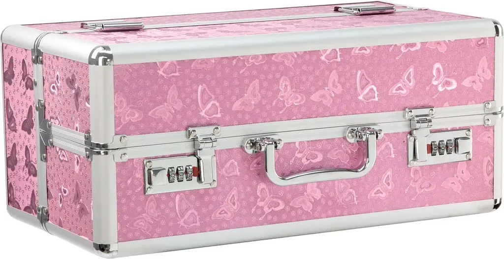 Кейс для зберігання секс-іграшок BMS Factory Large Lokable Vibrator Case Pink - фото 2
