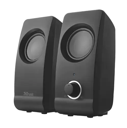 Колонки 2.0 Trust Remo, Black, 8W, працює від USB, регулятор гучності на передній панелі (17595)