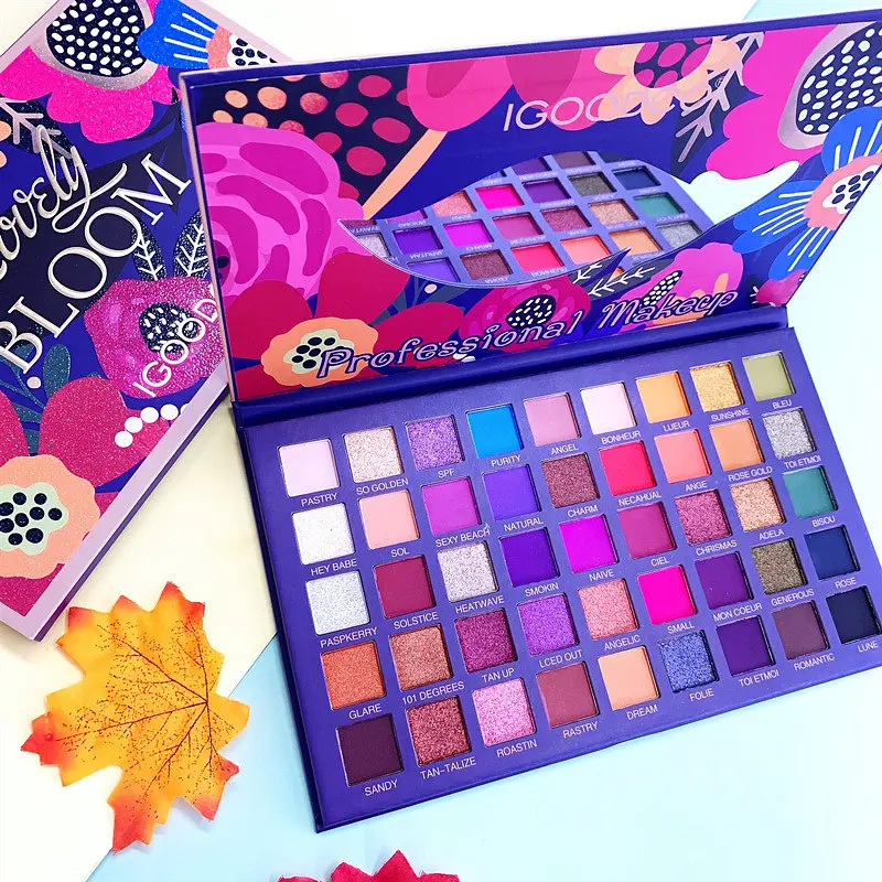 Дитяча палітра тіней для повік Lovely Bloom — 45 відтінків, зручне паковання - фото 5