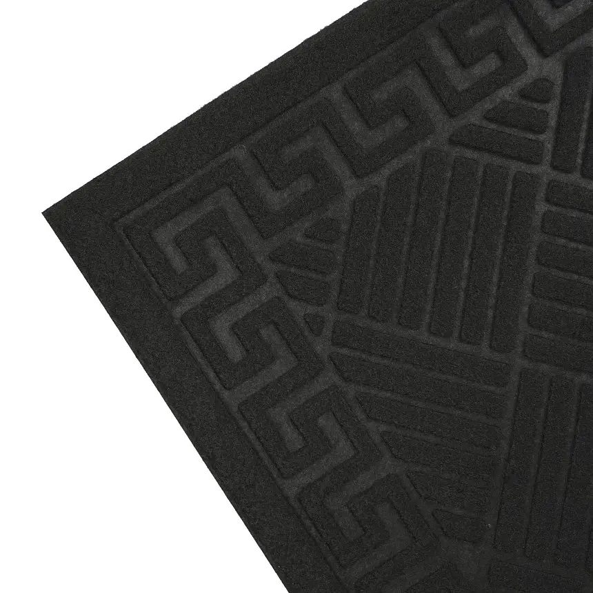 Килимок придверний Eco Fabric Смужки без кромки чорний 40 х 60 см (4060-011) - фото 8