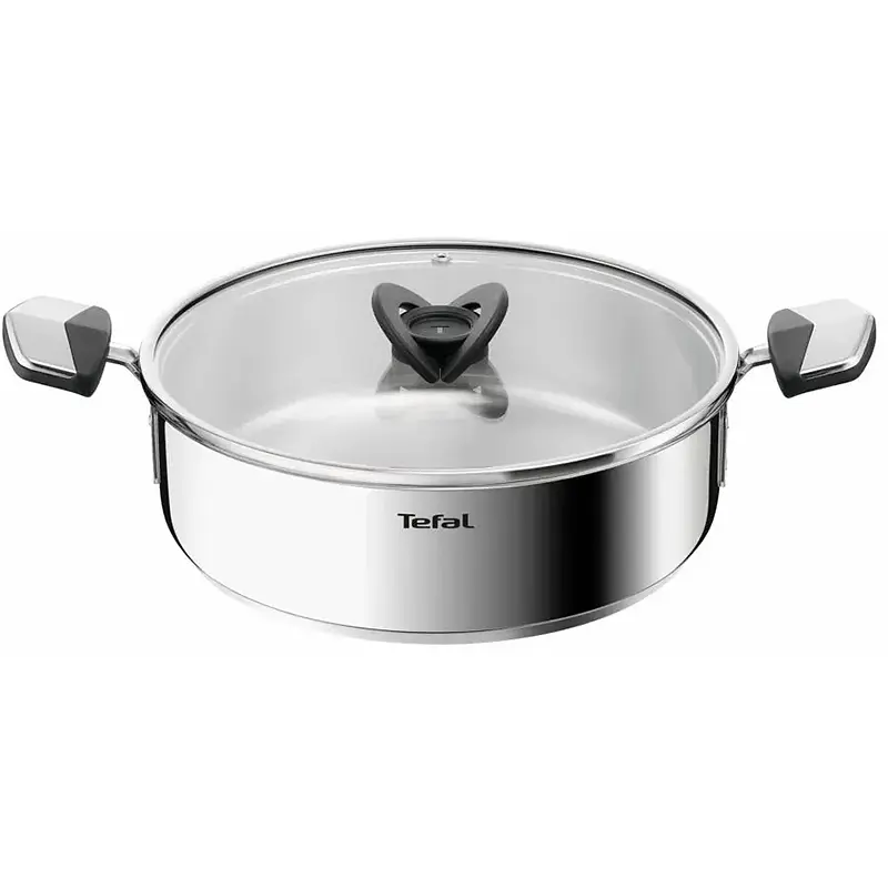 Сотейник Tefal Emotion+ з кришкою 24 см нержавіюча сталь (E3067045)